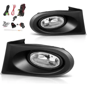 02-04 RSX Fog Lights - Clear Len (Includes Switch & Wiring Harness)