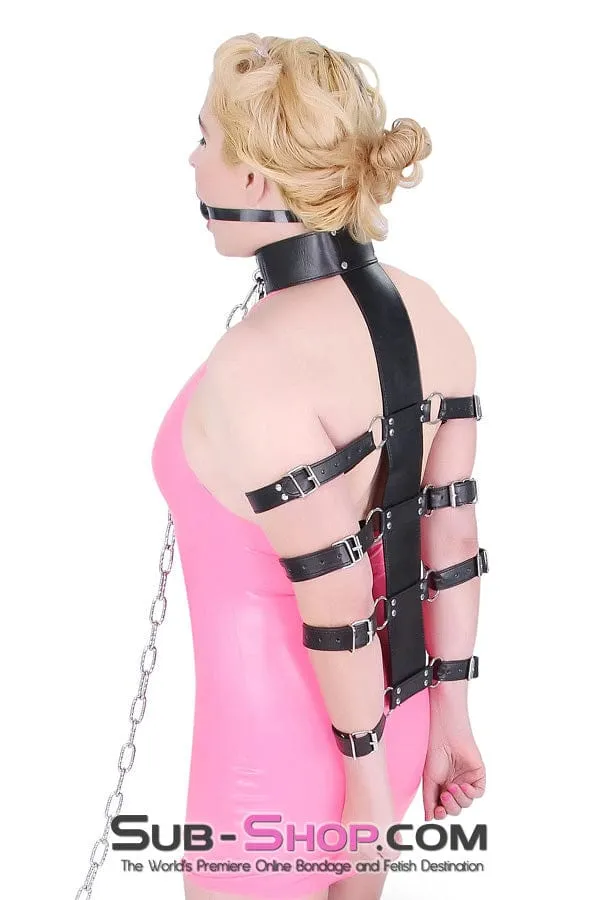 0514HS      Behind the Back Armbinder Trainer with Collar Set