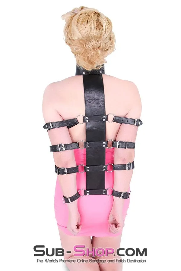 0514HS      Behind the Back Armbinder Trainer with Collar Set