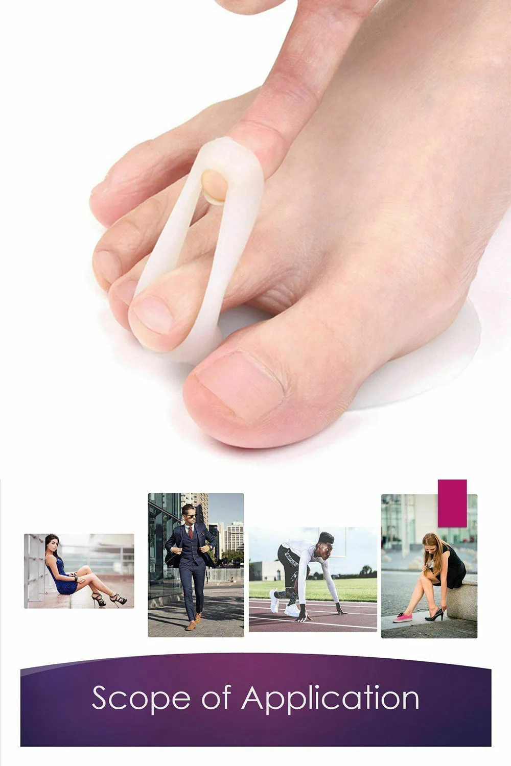 10 Pack Anti Slip Forefoot Shoe Insole