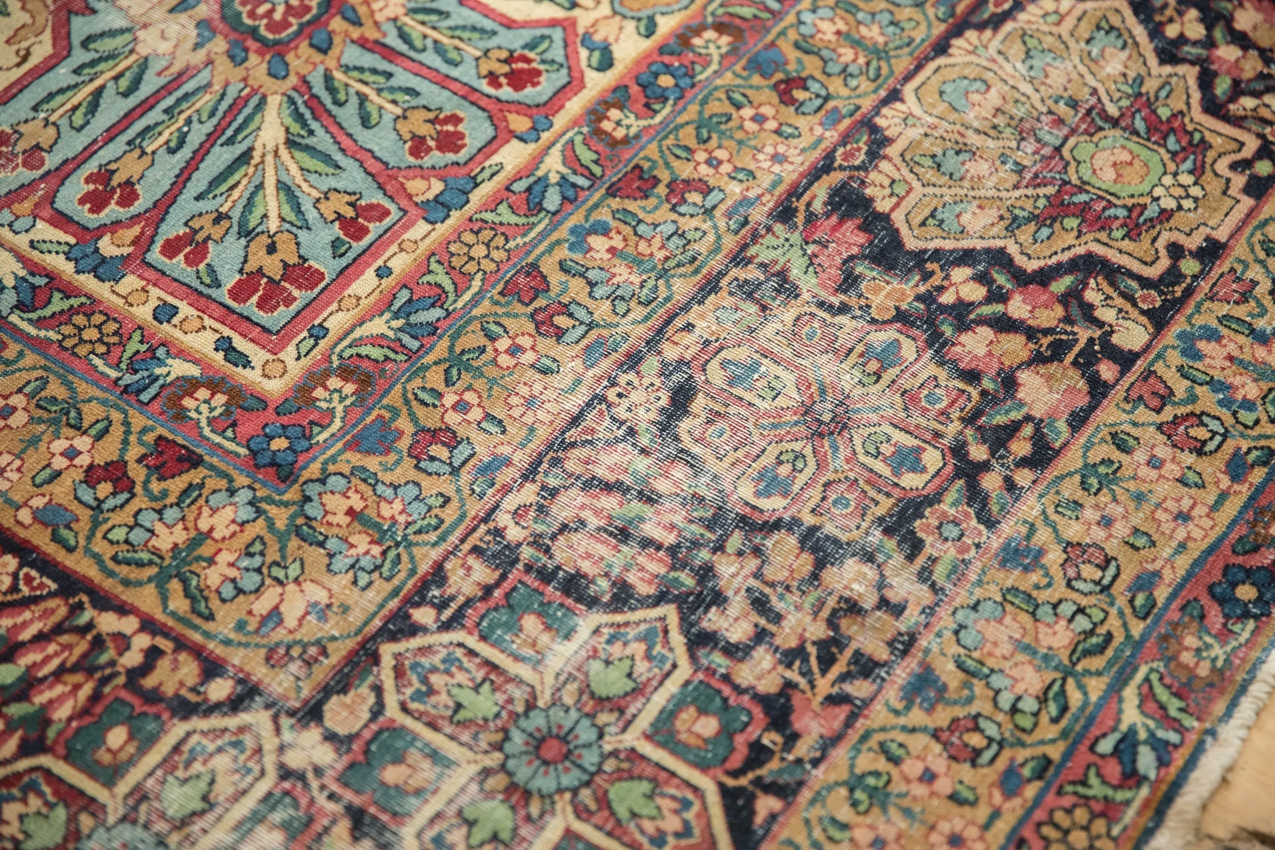10.5x14 Antique Kerman Carpet
