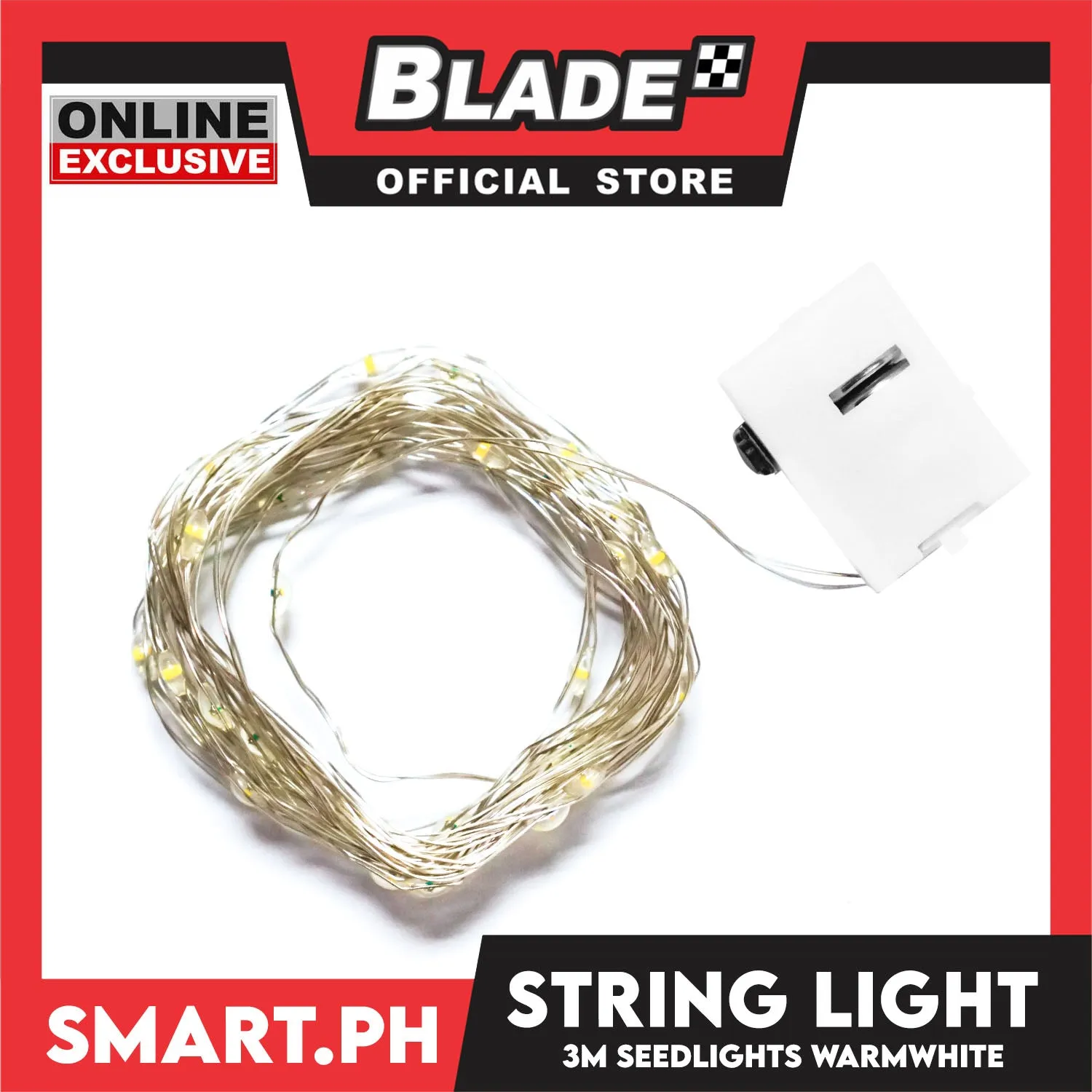 3M String Light 280mm (Warmwhite) Perfect for All Your Holiday Decorating Needs