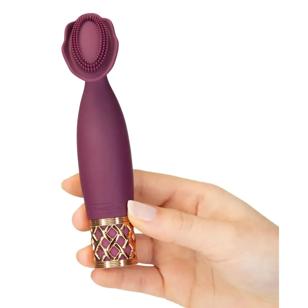 5.2-inch Silicone Purple Multi Speed Rechargeable Clitoral Massager