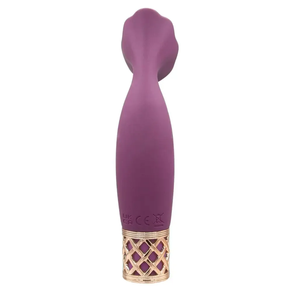 5.2-inch Silicone Purple Multi Speed Rechargeable Clitoral Massager