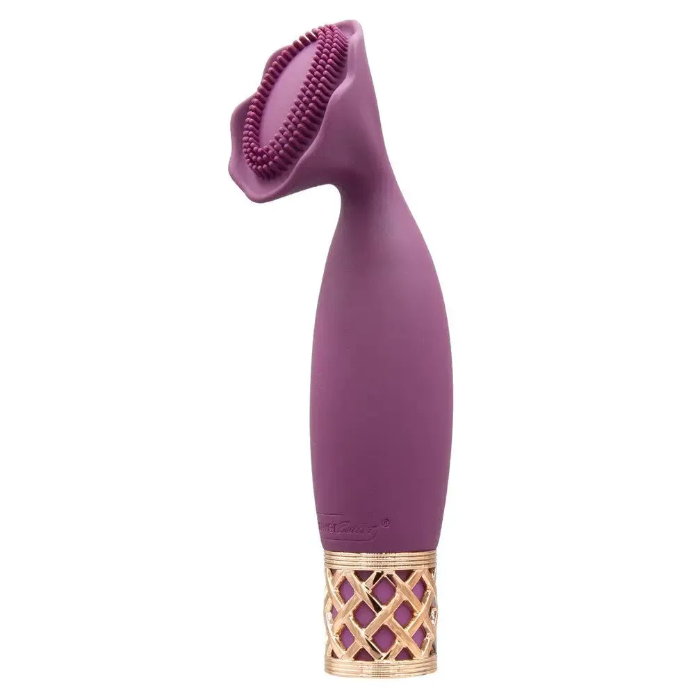 5.2-inch Silicone Purple Multi Speed Rechargeable Clitoral Massager