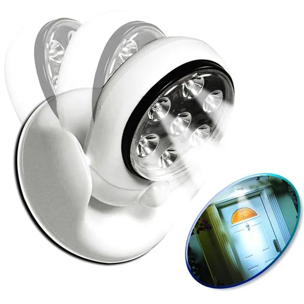 7-LED Motion-Activated Weather-Resistant Cordless Light