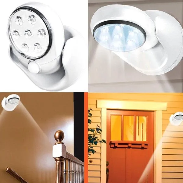 7-LED Motion-Activated Weather-Resistant Cordless Light