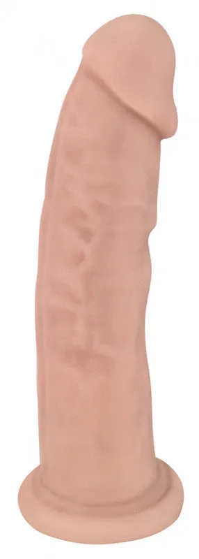 8 Inch Fleshstixxx Silicone  W/o Balls -  Vanilla