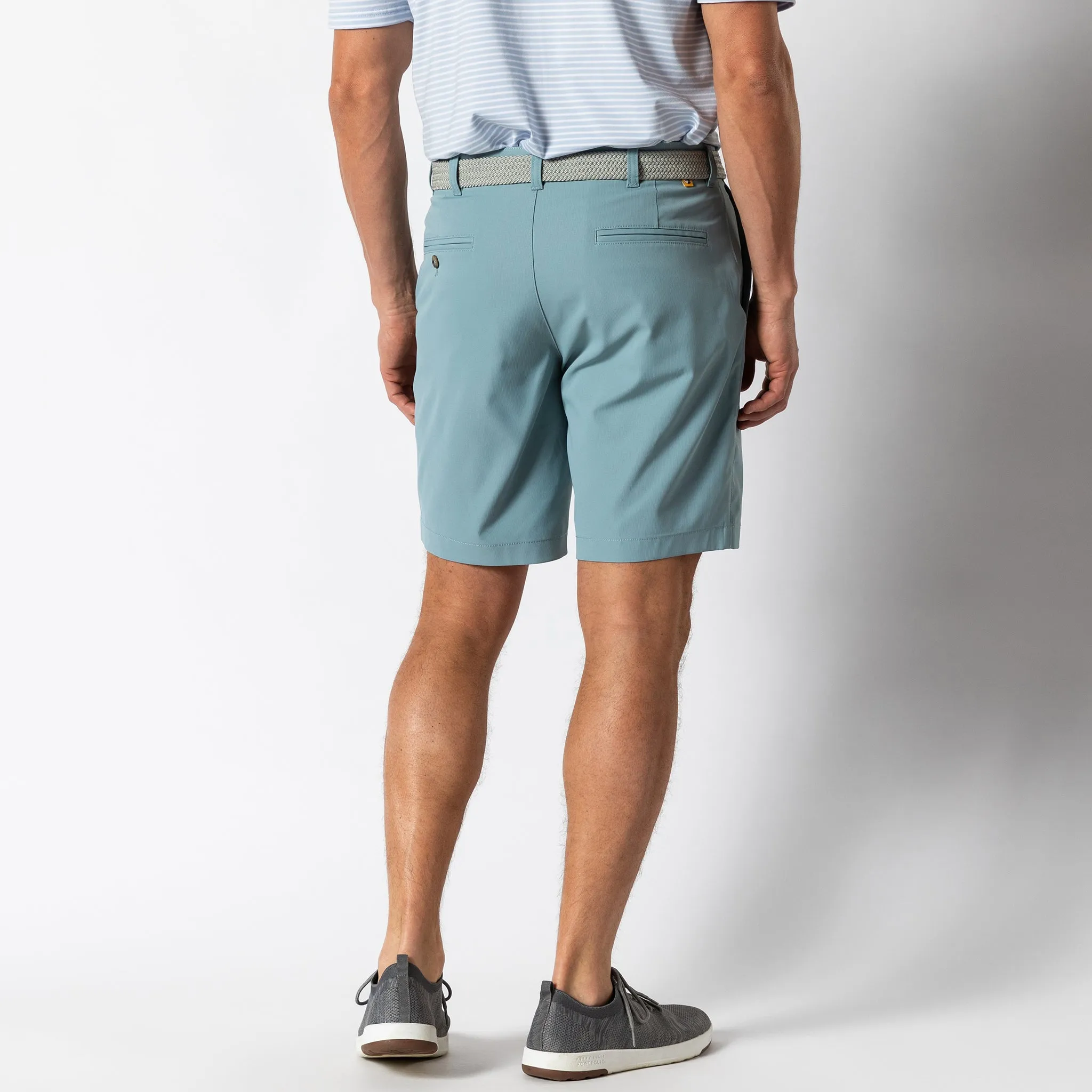 9" Long Drive Performance Short - Mineral Blue