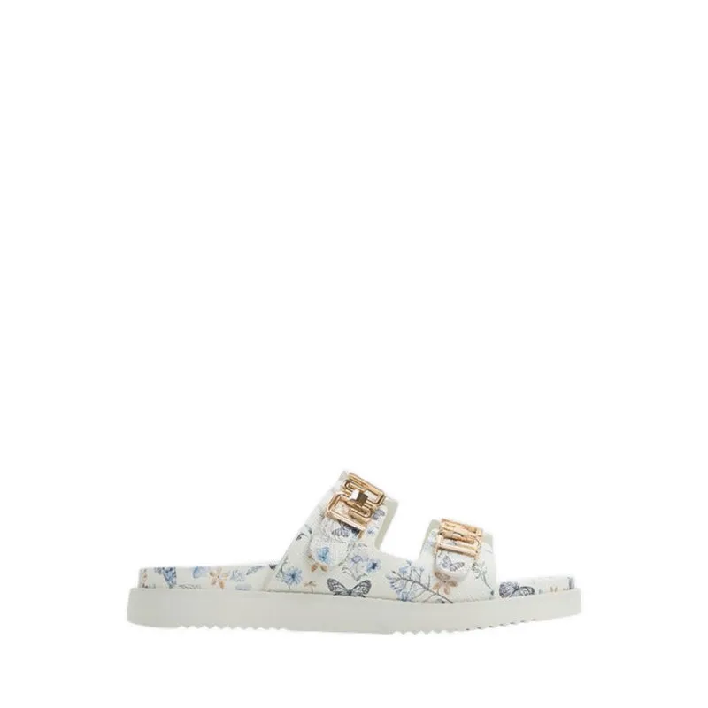 ALESSIE FOOTBED SANDALS - MULTI