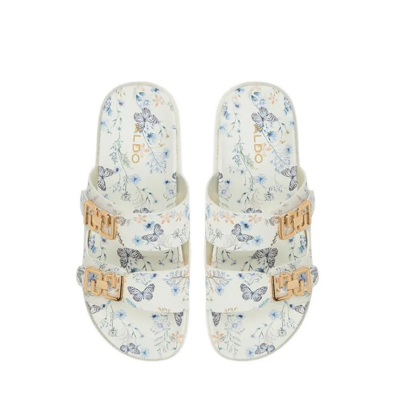 ALESSIE FOOTBED SANDALS - MULTI