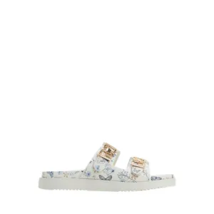 ALESSIE FOOTBED SANDALS - MULTI