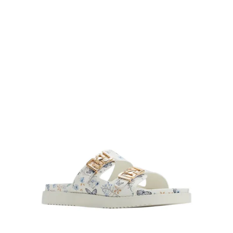 ALESSIE FOOTBED SANDALS - MULTI