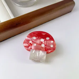 Alice Mushroom Claw Clip
