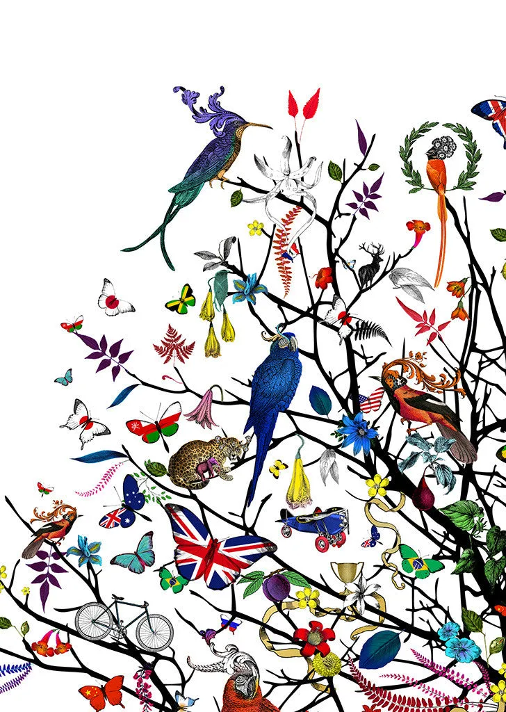 Althjodlegt Tre - International tree - Art Print