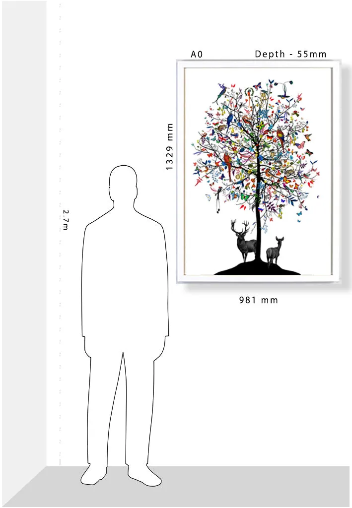 Althjodlegt Tre - International tree - Art Print