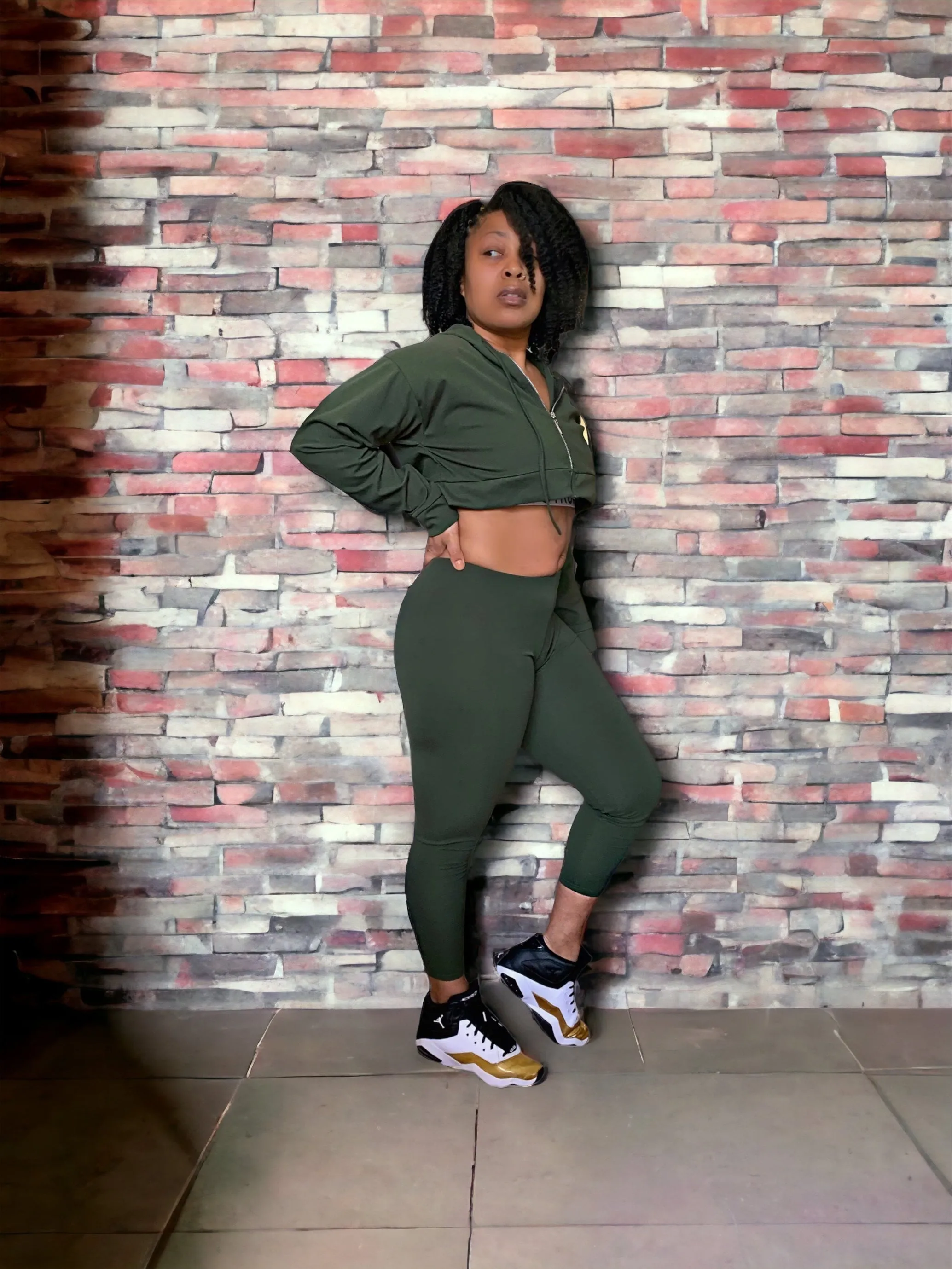 Amanda Set(Olive)