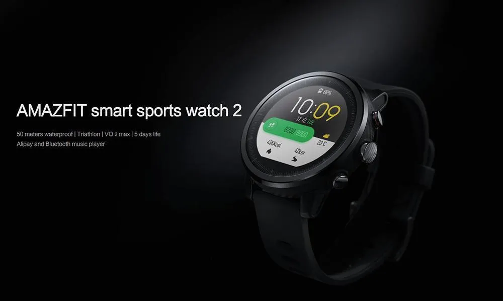 Amazfit 2 Stratos GPS Running Smartwatch (English Version)