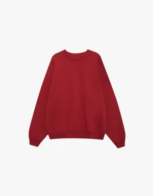 Anine Bing Miles Sweatshirt in Washed Red