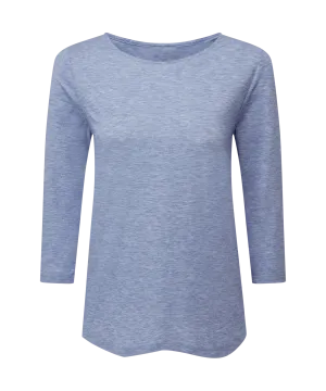 Asha 3/4 Sleeve Top - Seaport Blue