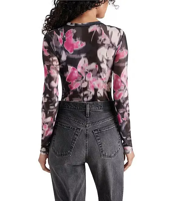AZURE BODYSUIT - BLACK MULTI