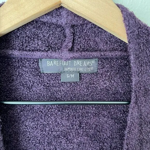 Barefoot Dreams Bamboo Chic Lite Calypso Amethyst Cardigan Sweater