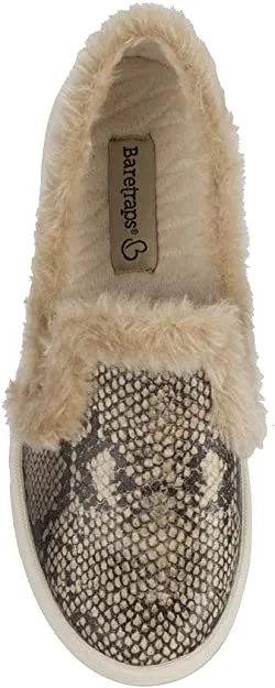 BareTraps Bunny Women's Flats & Oxfords Natural Snake Microfiber Size 8 M (BT27889)