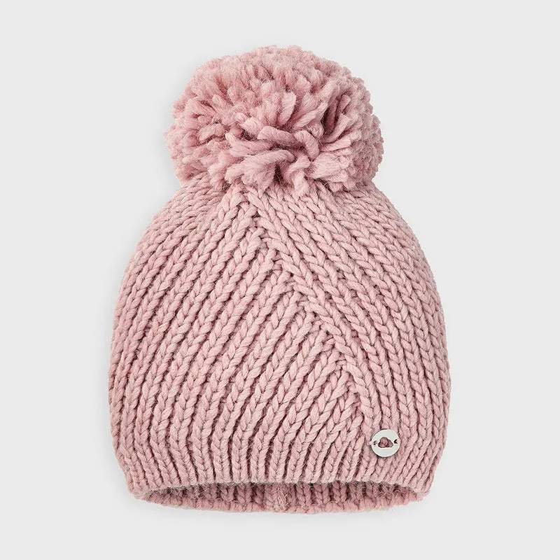 Blush Pompom Hat  10903