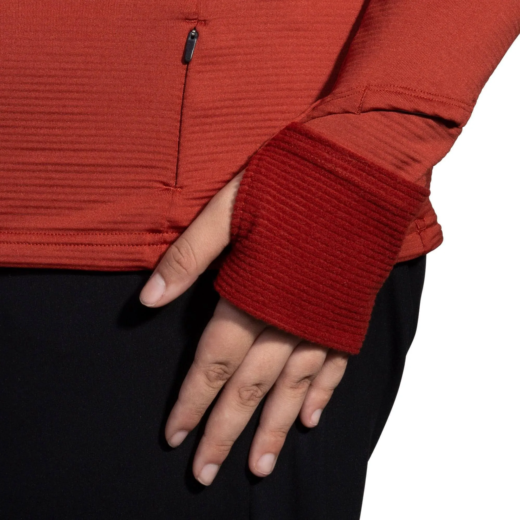Brooks Notch Thermal 2.0 Womens Running Hoody - Red