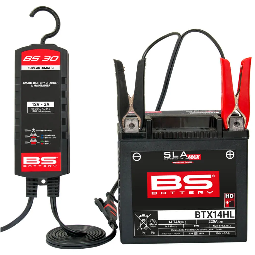 BS Battery BS 30 Smart Battery Charger & Maintainer