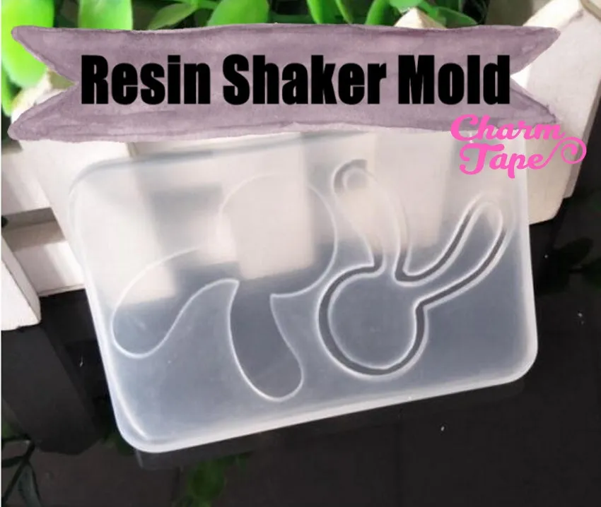 Bunny Rabbit UV Resin Mold, Resin Shaker Mold, Epoxy, Shaker Mold Silicone Silicon flexible mold S031