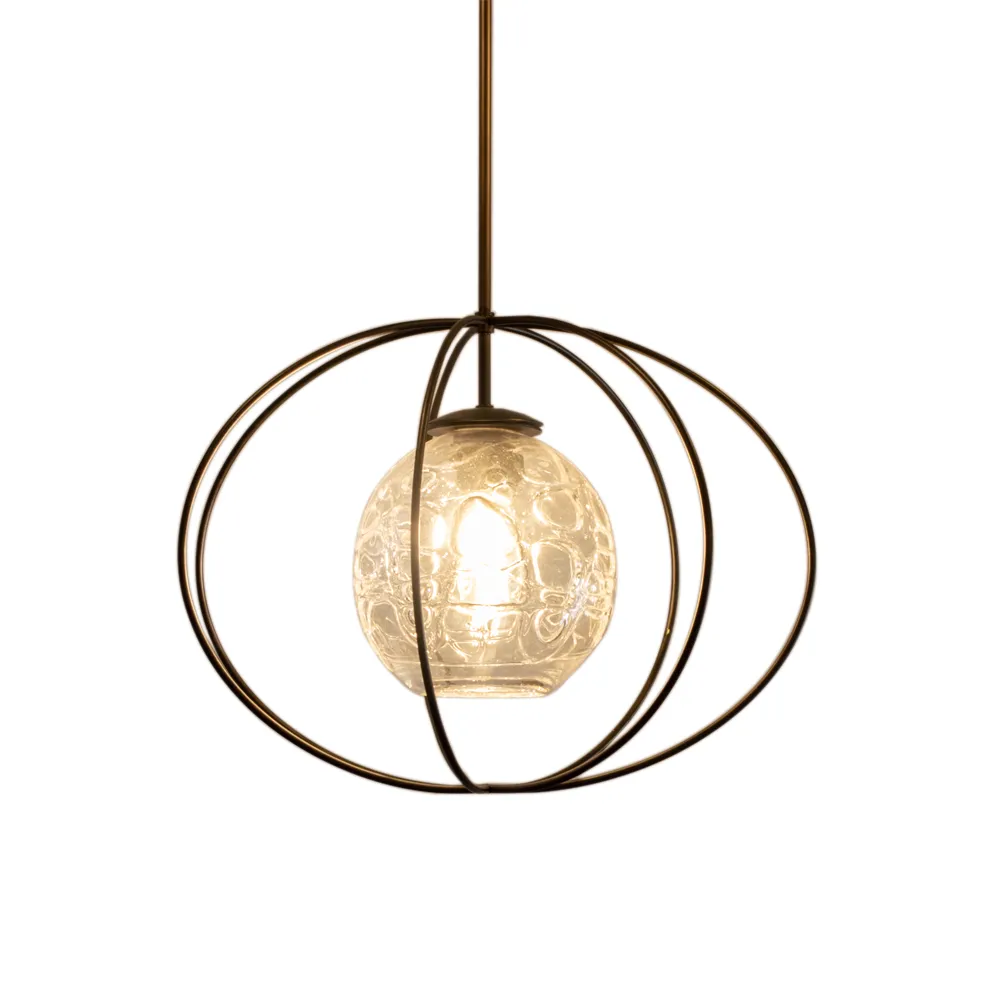 Cadence Round Cage Pendant Large