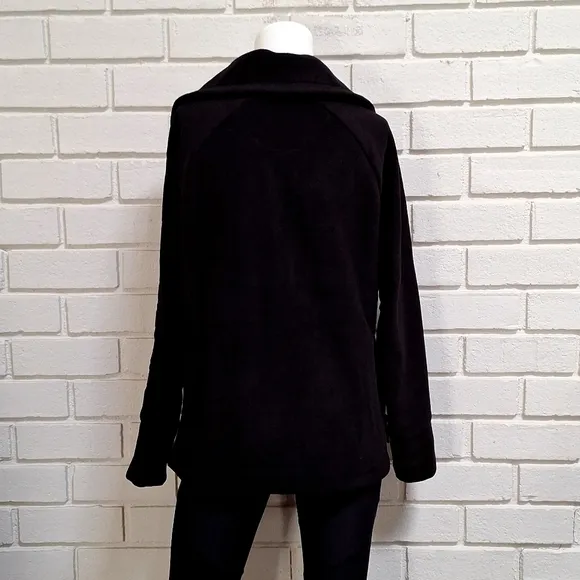 Calvin Klein Performace Black Zip-Up Fleece Jacket. Size Medium NWT