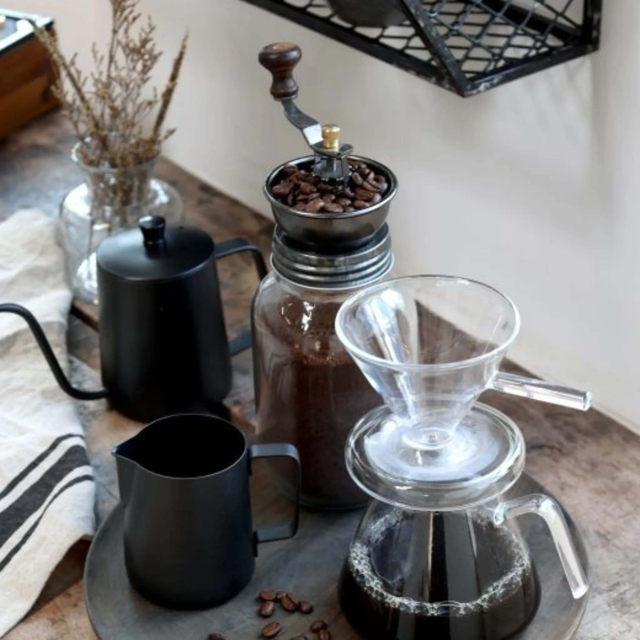 Chic Antigue Kaffekværn med ekstra låg