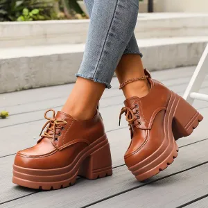 Chic Platform Oxfords