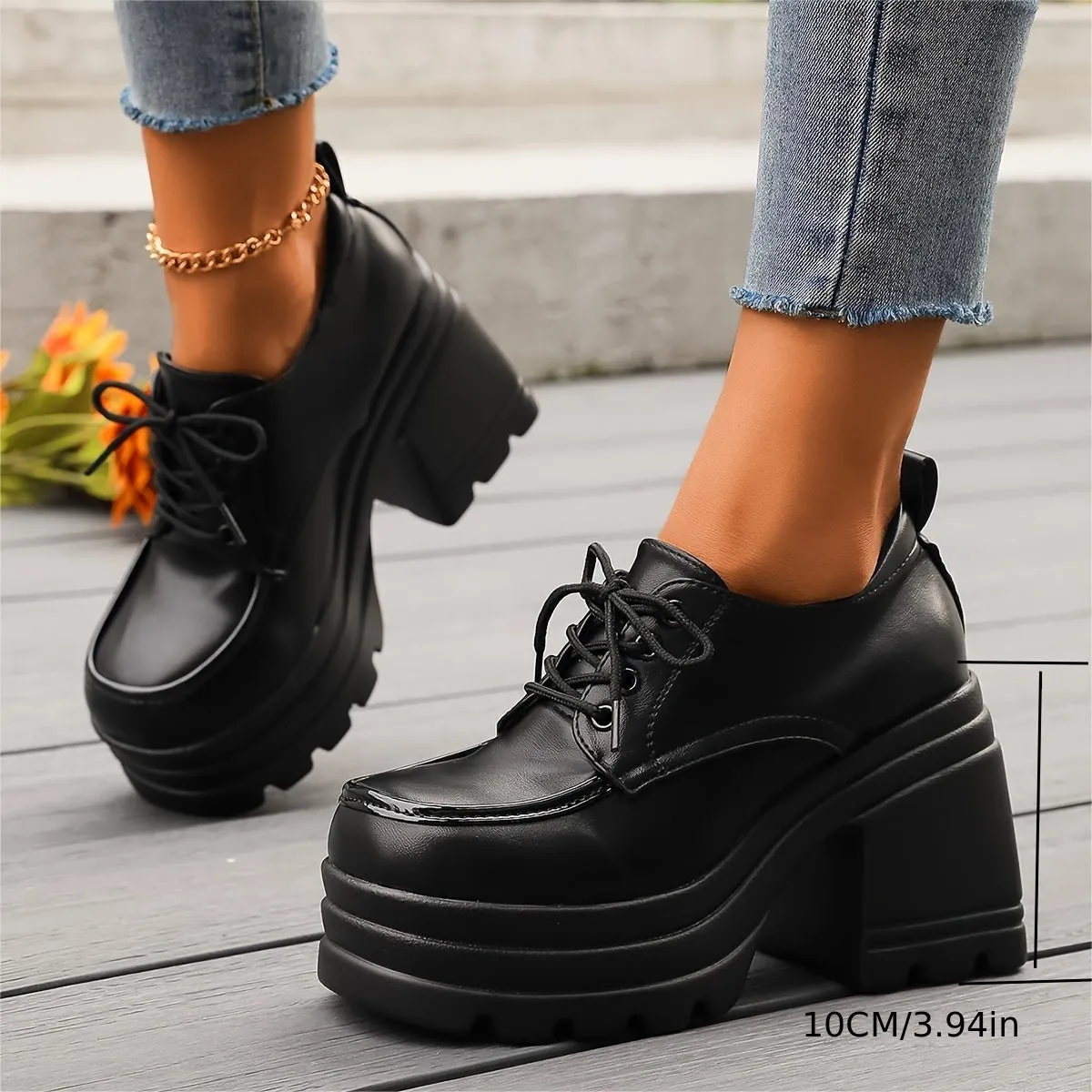 Chic Platform Oxfords