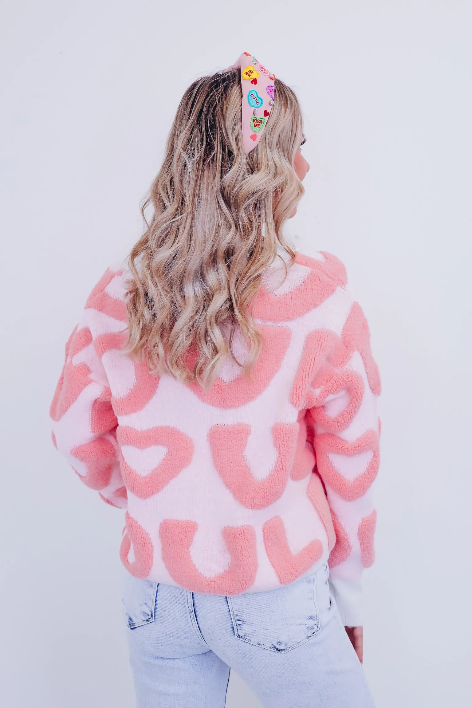 Ciara Chenille Accent "Love" Sweater