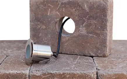 Circle Cored LED Paver Light Kit by Nox Lighting