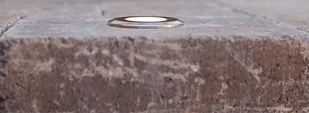 Circle Cored LED Paver Light Kit by Nox Lighting