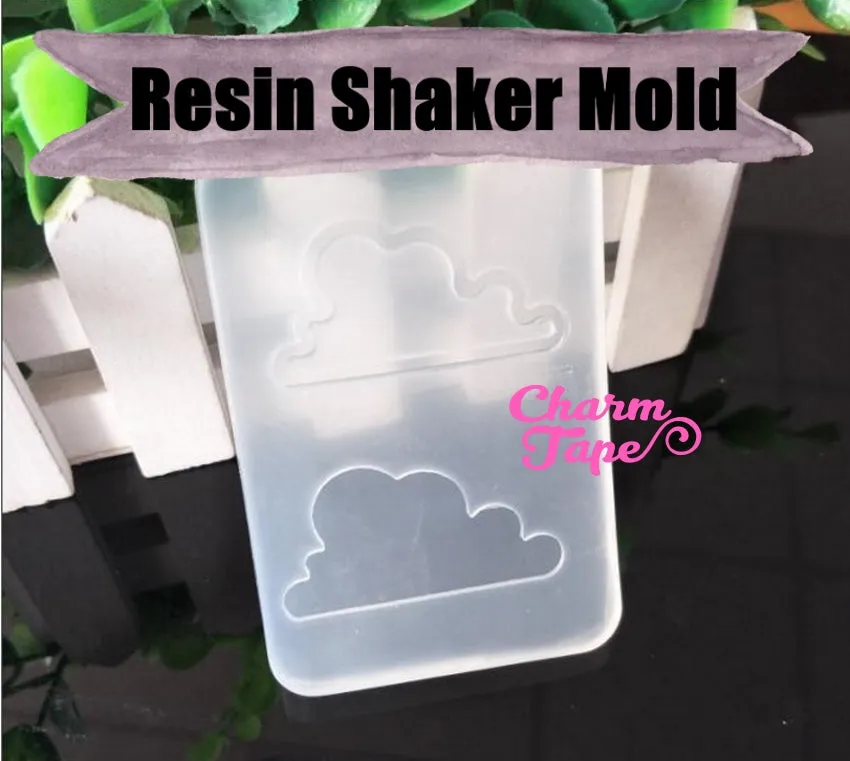 Cloud UV Resin Mold, Resin Shaker Mold, Epoxy, Shaker Mold Silicone Silicon flexible mold S034