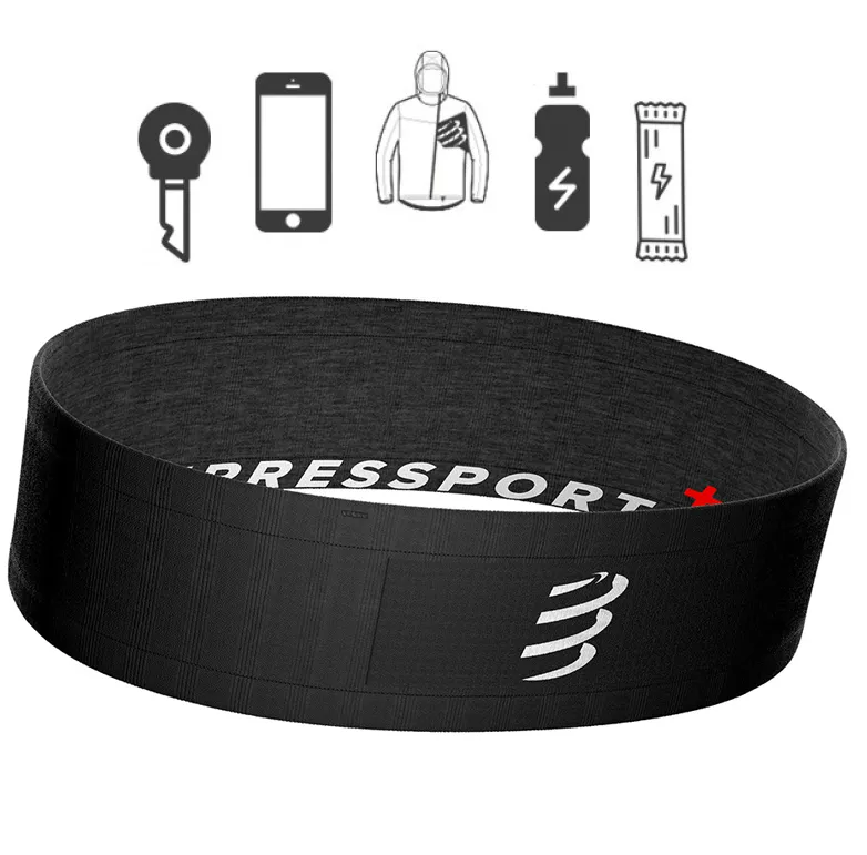 Compressport Unisex's Free Belt - Black