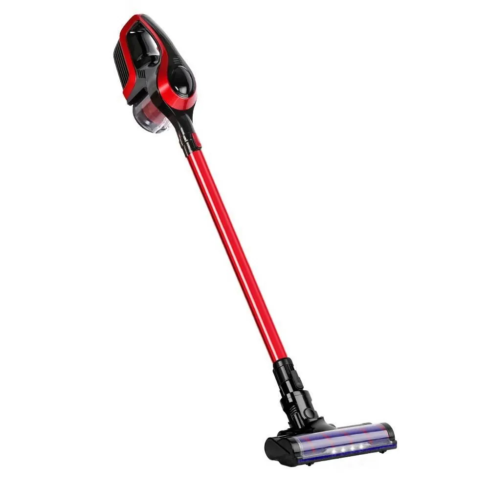 Cordless 150w Handstick Vacuum Cleaner Red and Black