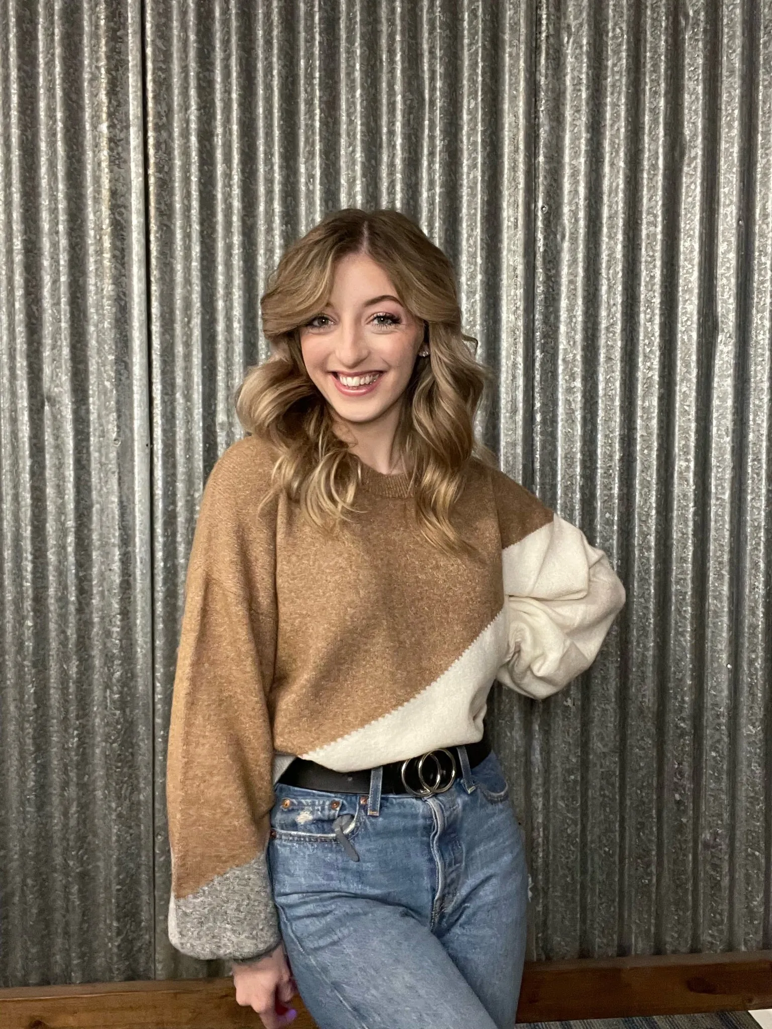 Cozy Up With Me Asymmetrical Sweater-2 Colors Available