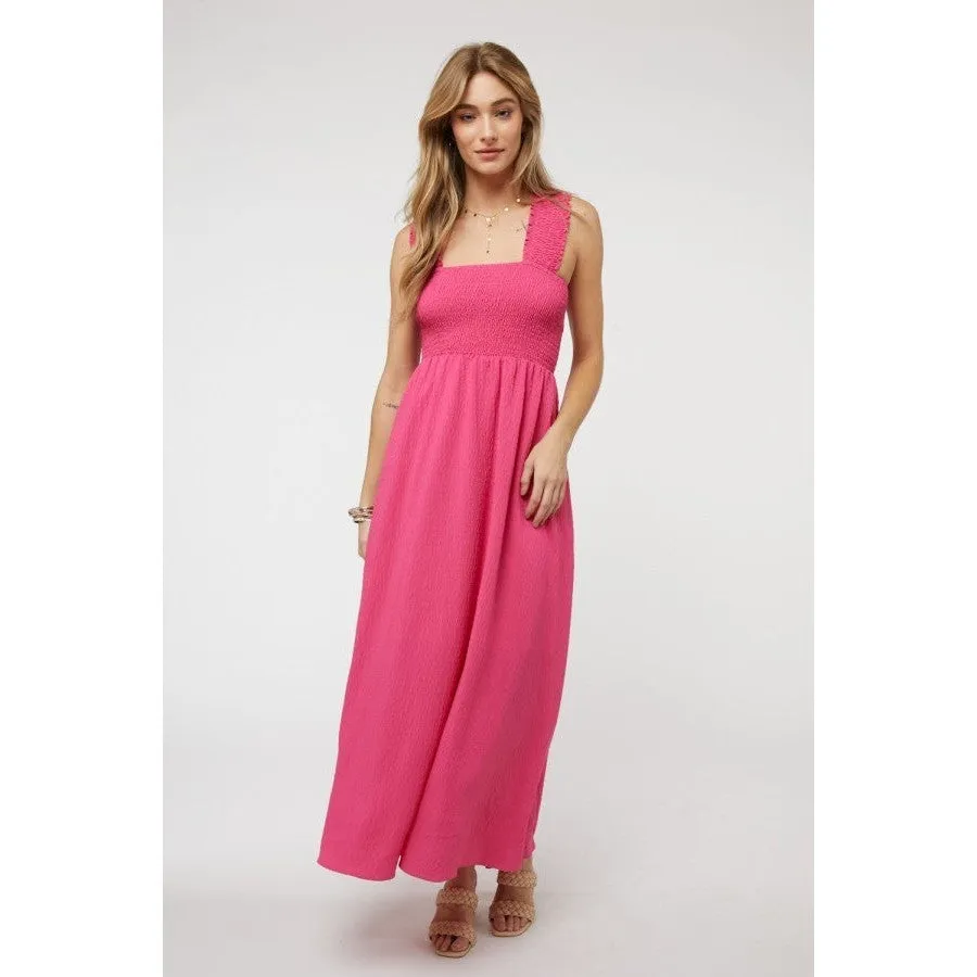 Criss- Cross Criss-Cross Dress in Fuchsia