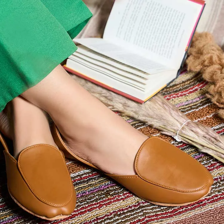 Dazzle By Sarah - Earthstep (Brown) Flat