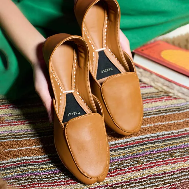 Dazzle By Sarah - Earthstep (Brown) Flat