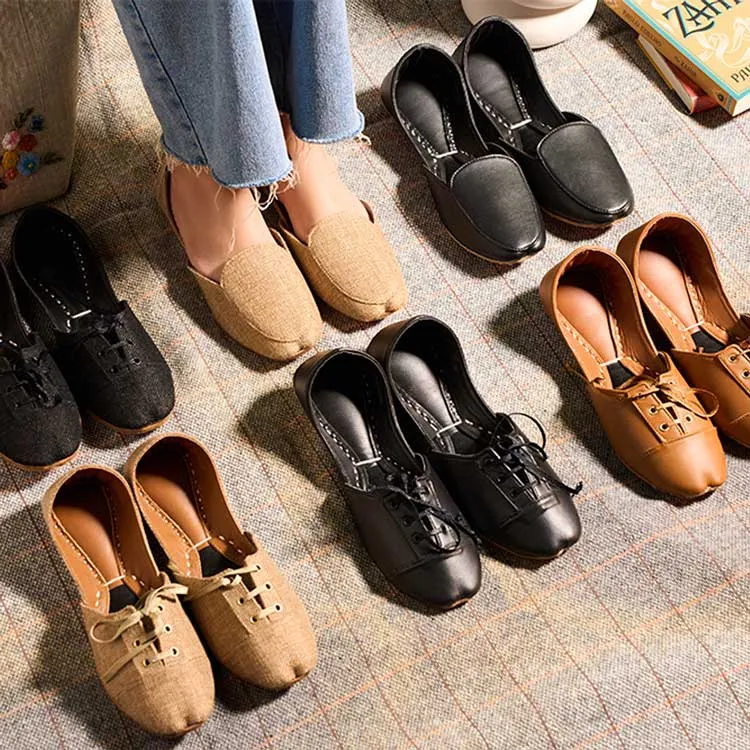 Dazzle By Sarah - Earthstep (Brown) Flat