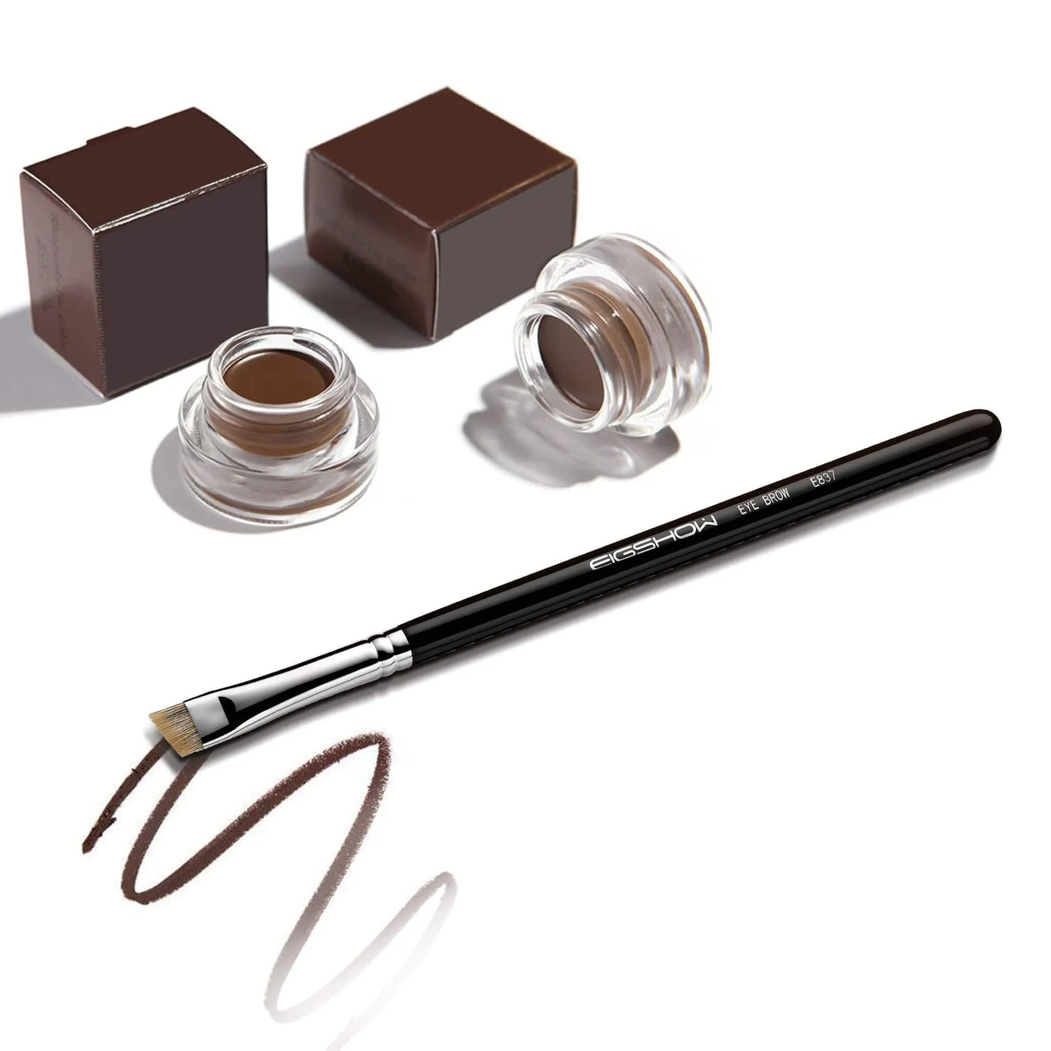 E837 - ANGLED EYE BROW BRUSH