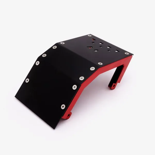 EBMX Red Aluminum Bash Plate for Light Bee