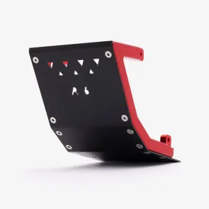 EBMX Red Aluminum Bash Plate for Light Bee